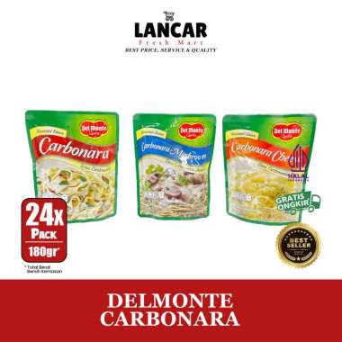 DELMONTE SAUS CARBONARA 180GR SAUS CARBONARA
