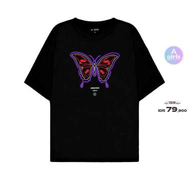 Aerostreet T Shirt Oversize Elvira Black Kaos 1CA01 M