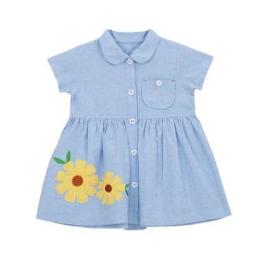 TORIO Baby Classic Garden Dress - Baju Bayi - Dress Bayi Perempuan 3-6 bulan