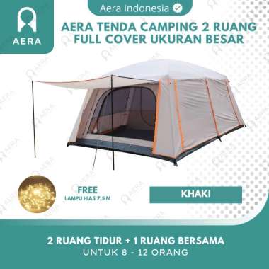 AERA Tenda Camping Full Cover | Tenda Camping keluarga | Tenda Camping 2 Ruang | Tenda Camping Doubl
