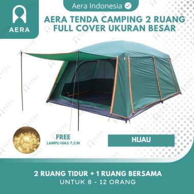AERA Tenda Camping Full Cover | Tenda Camping keluarga | Tenda Camping 2 Ruang | Tenda Camping Doubl