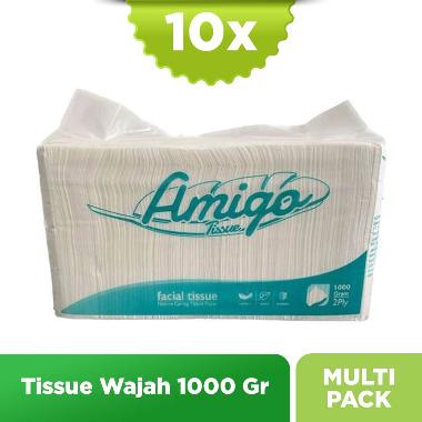 Amigo Facial Tissue Wajah 1000 gr [10 Pcs]