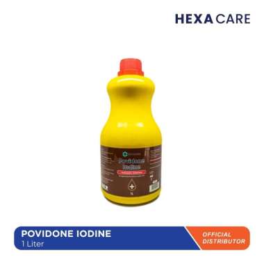 Hexa Care Povidone Iodine 1 Liter Betadine Luka
