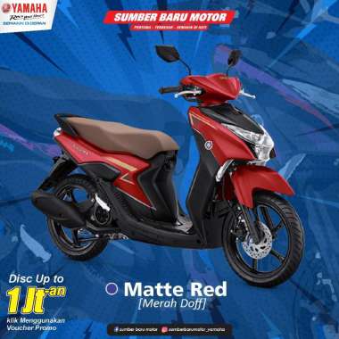 Yamaha Gear 125 S Version Matte Red Yogyakarta