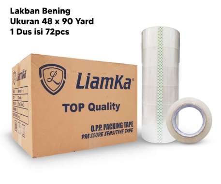 (1DUS) Lakban Bening/Coklat 48mm x 90yard Bening