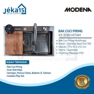 MODENA KS 3190 HTGM BAK CUCI PIRING KITCHEN SINK