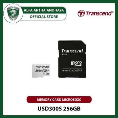 Transcend microSD 300S-A with SD Card Adapter 256GB