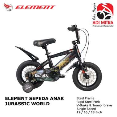 Element Sepeda Anak Jurassic World Giga vs Trex [12 / 16 / 18 Inch] 18 Inch