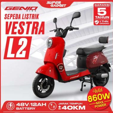 Sepeda Listrik Genio Vestra L2 - Pengendaraan Mudah dan Praktis