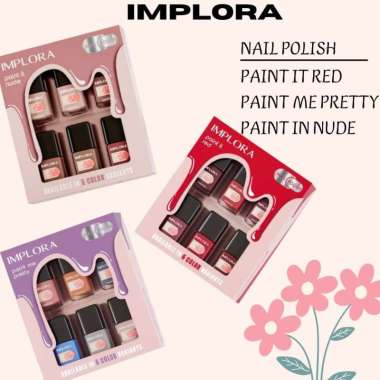 LIKE STORE - IMPLORA KUTEK PAINT TERBARU ( 1 BOX ISI 6pcs ) PAINT IT NUDE
