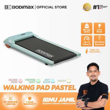BODIMAX WALKING PAD PASTEL / WALKING PAD / TREADMILL / ALAT OLAHRAGA Sky Blue