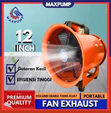 MAXPUMP Portable Ventilator Blower Drum Fan Exhaust 12inch Kipas Portable Blower