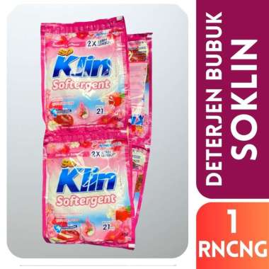 SOKLIN Softergent Deterjen Bubuk Renceng camelia apple