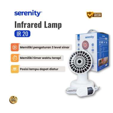 Serenity Lampu Infrared Terapi Fisioterapi | Alat Fisioterapi Bolam Philips IR 20 Untuk Relaksasi
