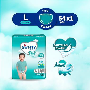 Promo Harga Sweety Silver Pants L54 54 pcs - Blibli