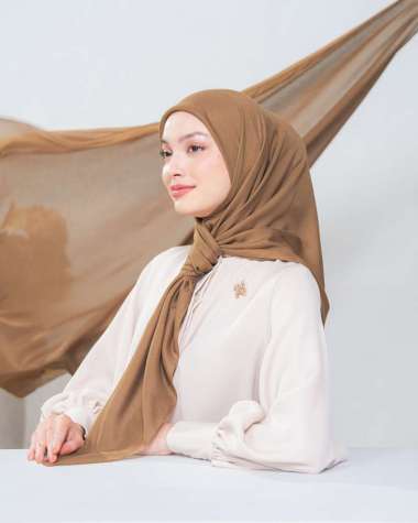 Heaven Lights - Voal Plain - Hijab Voal Polos Segi Empat Hazel