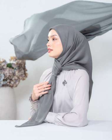 Heaven Lights - Voal Plain - Hijab Voal Polos Segi Empat Iron
