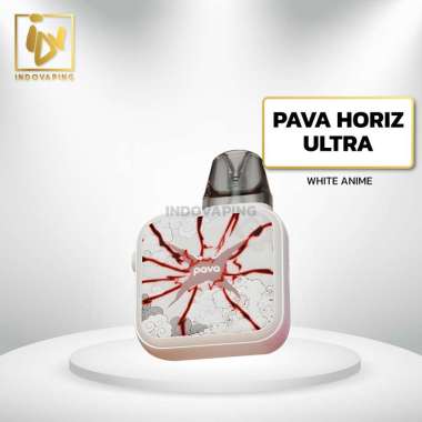 Pod Vapor Vape - PAVA Horiz Ultra Pod Kit 1300mAh Authentic White Anime