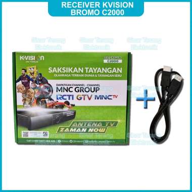 K-Vision Bromo C2000 HD C Band Receiver Parabola MNC Grup 2020 new Receiver+HDMI