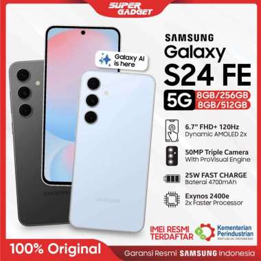 Samsung Galaxy S24 FE 8/256 8/512 GB Smartphone AI 8/256GB Graphite