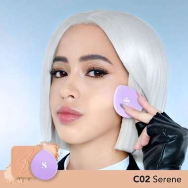 SOMETHINC Copy Paste COVERBLUR β’ Powder Foundation 12g | Somethinc Two Way Cake - Bedak Padat REFILL