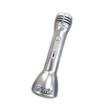 Addo Mi-Mic Mini Microphone - Mainan Edukasi Musik Mikrofon Anak Silver