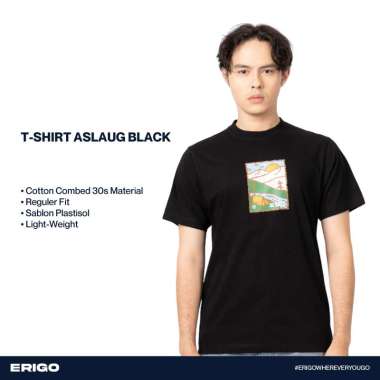 Erigo T-Shirt Aslaug Black Unisex XXL