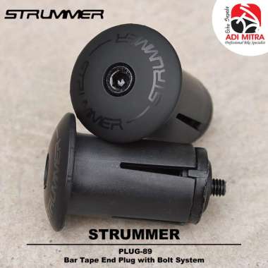 Strummer PLUG-89 Handlebar Tape End Cap Alloy Tutup Ujung Stang Balap Drop Bar
