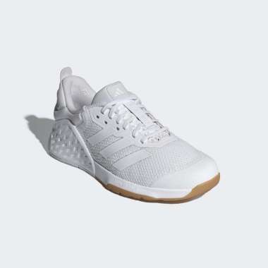 adidas Women Training Dropset 3 Trainer Sepatu Lari Wanita [ID8633] 5.5 ftwr white