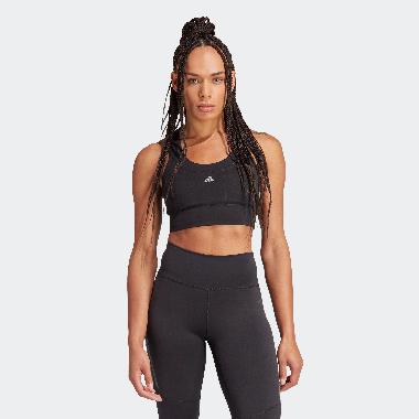 adidas Women Training Medium Support Pocket Bra Sport Bra Wanita [IX1553] A/M CD black