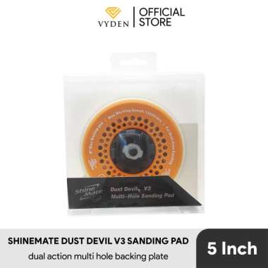 SHINEMATE DUAL ACTION BACKING PLATE EX605 EX610 Back Up Pad Plate Mesin Poles Mobil MURAH RED BLACK 