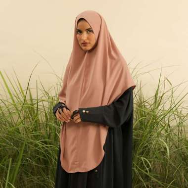 Lozy Hijab - Nahla Instan Syari (Hijab Umrah Syari) Nude