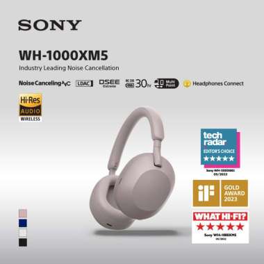 SONY WH-1000XM5 Wireless Noise Cancelling Headphone / WH1000XM5 - Pink