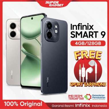 Infinix Smart 9 3/64 4/128 GB RAM 3 4 ROM 64 128 3GB 4GB 64GB 128GB HP Smartphone Android 4/128GB Go