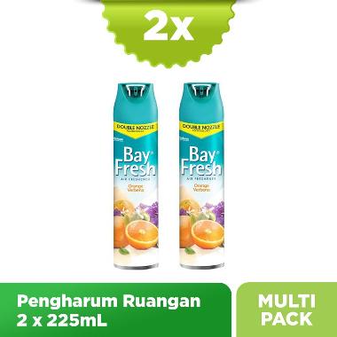 Bayfresh Aerosol Pengharum Ruangan Orange Verbena [225 mL] isi 2 Pcs