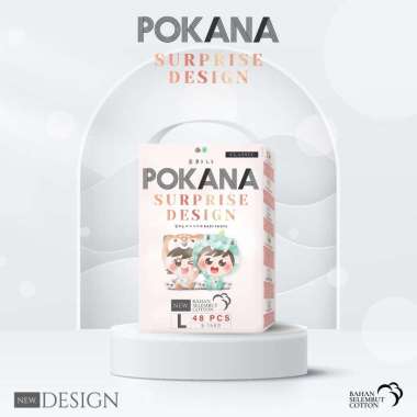 Promo Harga Pokana Baby Pants L48 48 pcs - Blibli