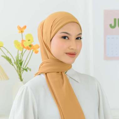 Lozy Hijab - Araa Shawl (Hijab Pashmina Melayu Tali Instan) Mustard