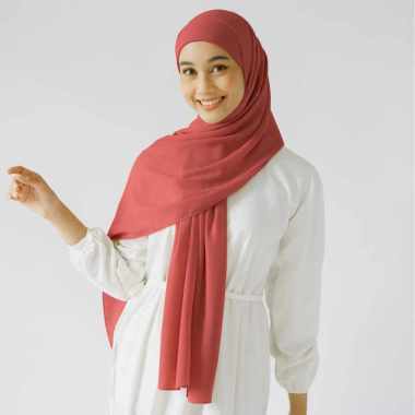 Lozy Hijab - Araa Shawl (Hijab Pashmina Melayu Tali Instan) Fire Brick