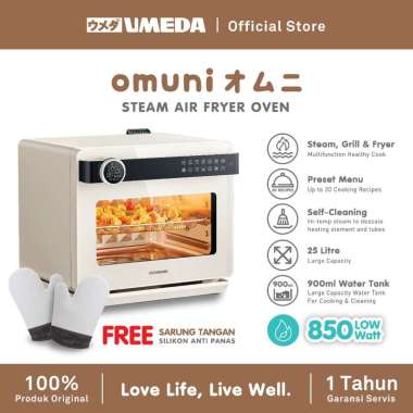 Umeda Omuni Steam Air Fryer Oven 30 IN 1 / Oven Listrik Kapasitas 25L