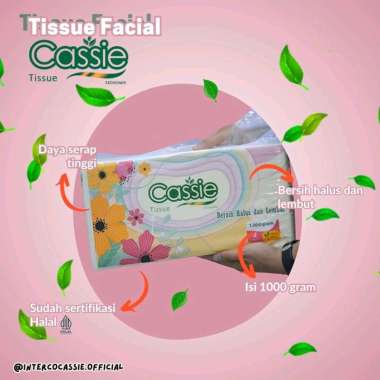 TISSUE / TISU CASSIE FACIAL 1000 GRAM 2PLY