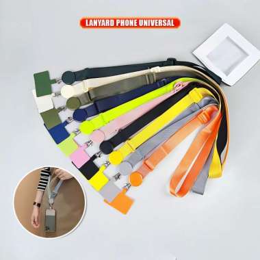 ONE-C1196 Phone Lanyard Universal Tali Gantungan HP Lebar Adjustable / Tali Lanyard Strap Kalung Leh