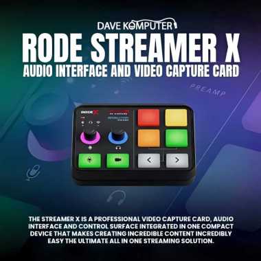 Rode Streamer X Audio Interface and Video Capture Card