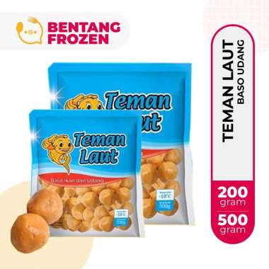 Teman Laut Bakso Udang 200gr - 500gr / Teman Laut Baso Ikan dan Udang 500gr