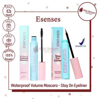 ESENSES Waterproof Volume Mascara ESENSES Stay On Eyeliner Waterproof Essence Mascara
