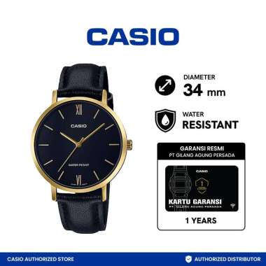 CASIO General LTP-VT01GL-1BUDF Jam Tangan Wanita [Original] hitam