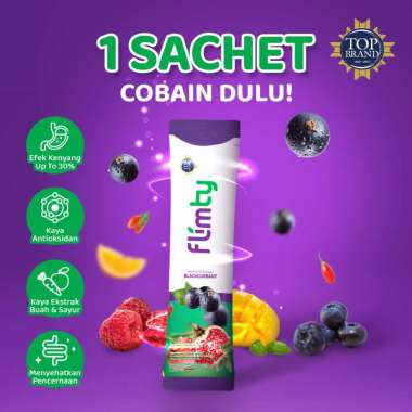 Flimty Minuman Kesehatan [1 Sachet] 5 sachet Mango
