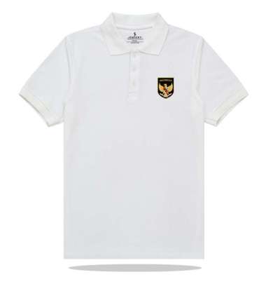 Jemssky - Polo Shirt Print Timnas Garuda Terkeren Baju Kerah Brand Quality Putih L