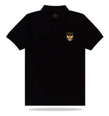Jemssky - Polo Shirt Print Timnas Garuda Terkeren Baju Kerah Brand Quality Hitam XXL