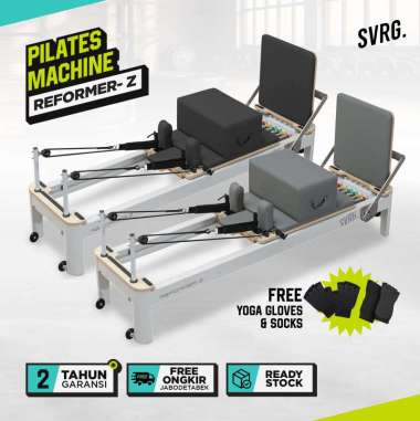 SVRG. Pilates Reformer Z - Alat GYM - Alat Olahraga - Pilates- Aluminium Black