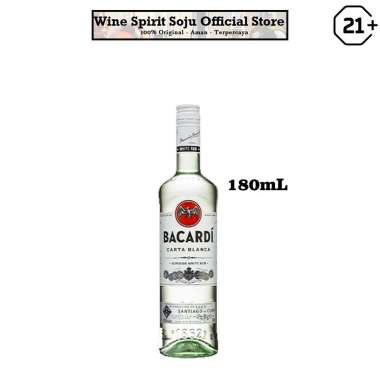 Bacardi Carta Blanca Kecil 180ml